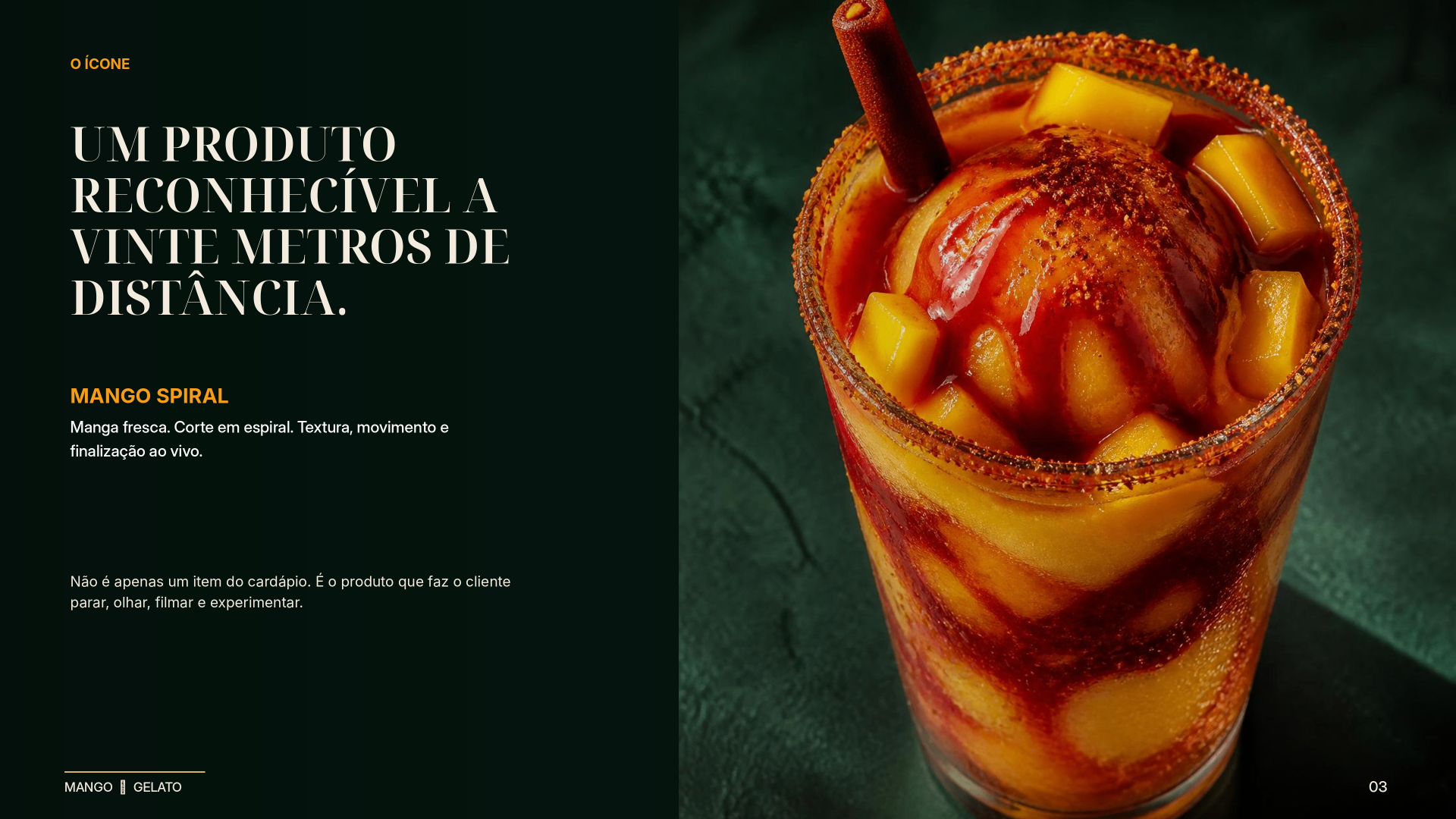 Mango Spiral · o ícone