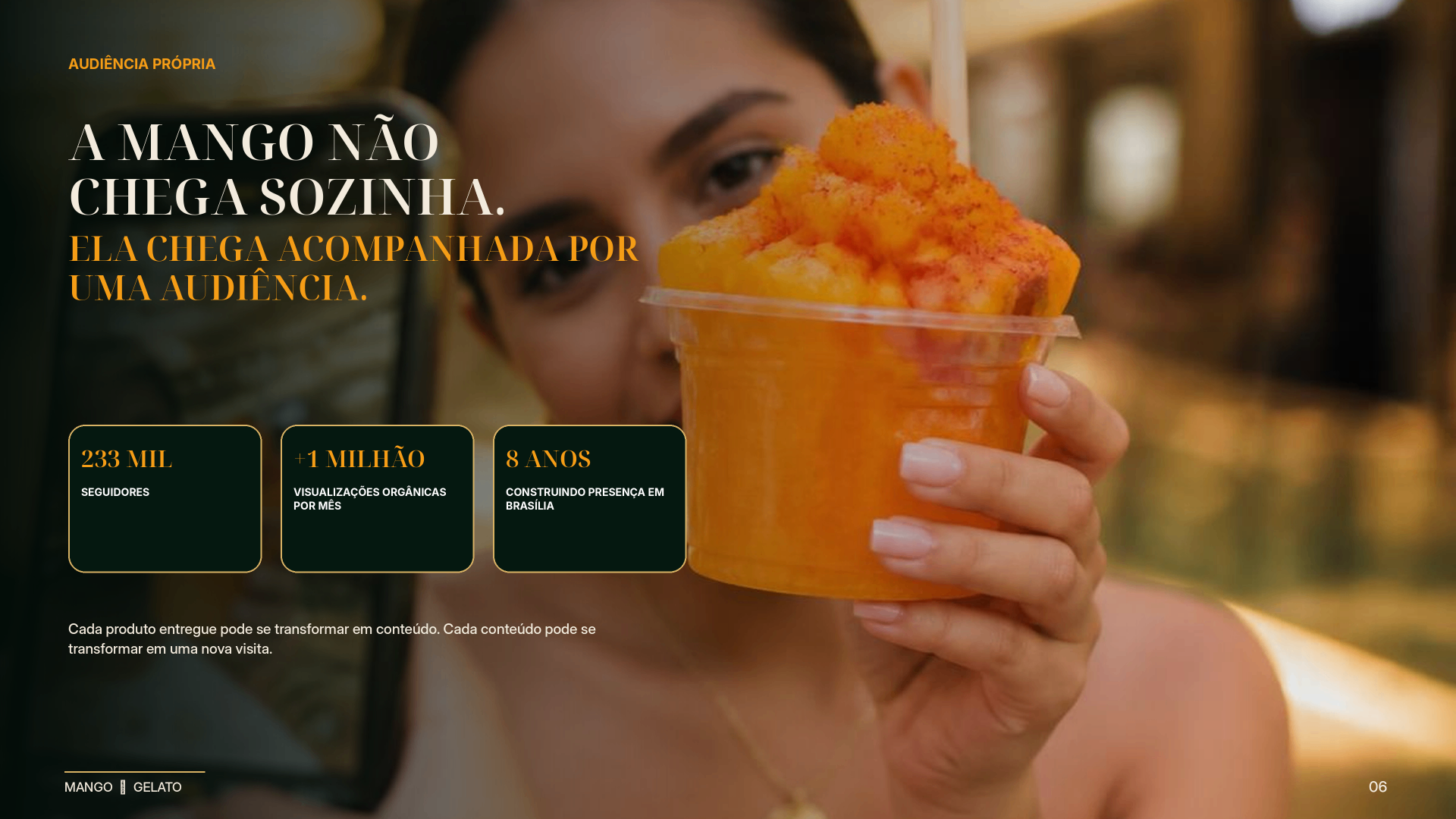 A Mango chega acompanhada
